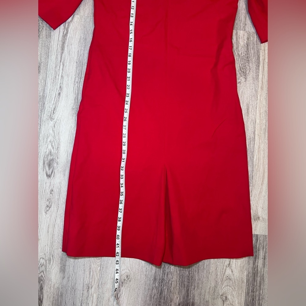 Piazza Sempione Bold Red Dress Size 40 - Picture 11 of 15